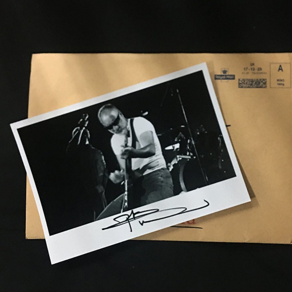 Pete Townshend The Who Signed Autographed 4X6 Photo With Envelope From UK LEGIT!
